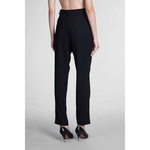 IRO Paris Black High Waisted DETA Tailored Pants - Picture 3 of 13